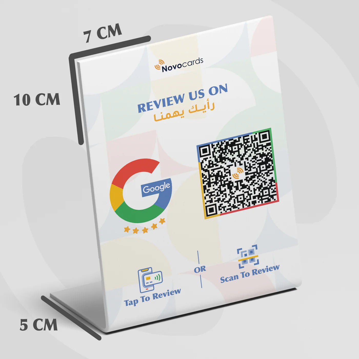 NFC Google Review Stand